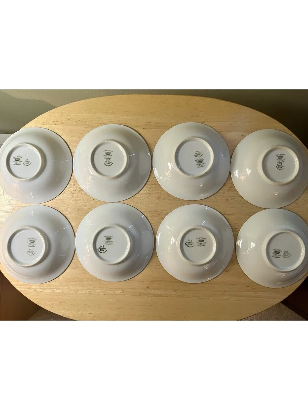 Carlsbad Porcelain 8 Dessert Bowls-Maria Theresia Pattern